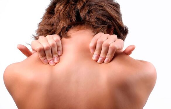 Pain in the cervical spine with osteoarthritis