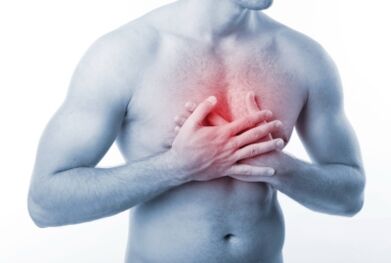 Chest pain due to thoracic spondylosis