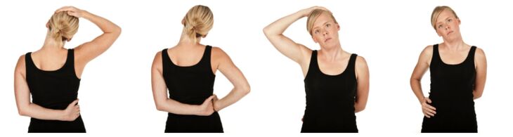 Exercise for osteoarthritis to reduce tension in the neck muscles