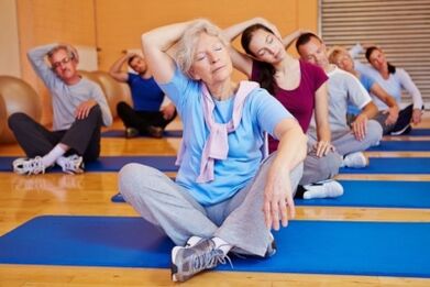 Group exercise therapy classes for cervical spondylosis