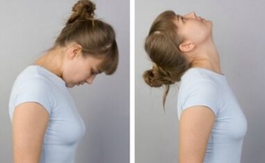Spring exercise - neck extension to treat osteoarthritis